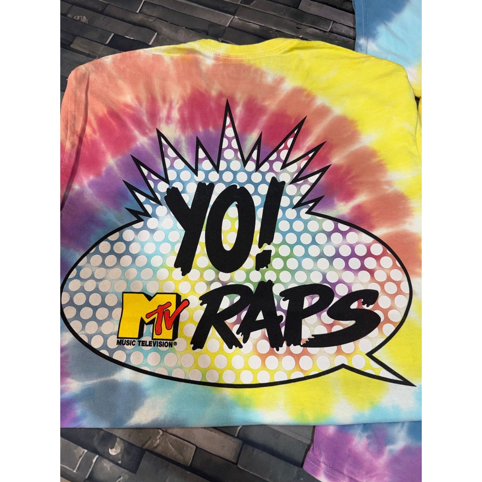 MTV OVERSIZED TIE DYE - S