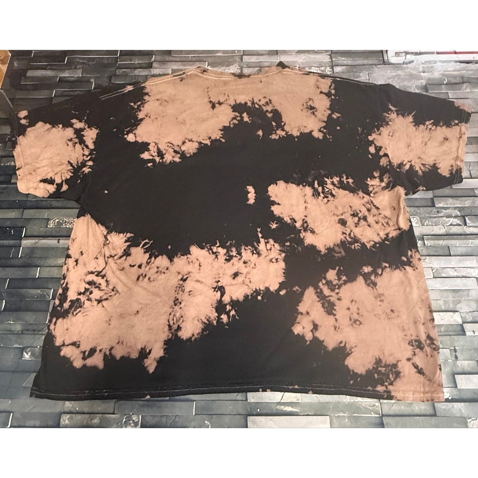 KORN TSHIRT BROWN/BLACK TIE DYE