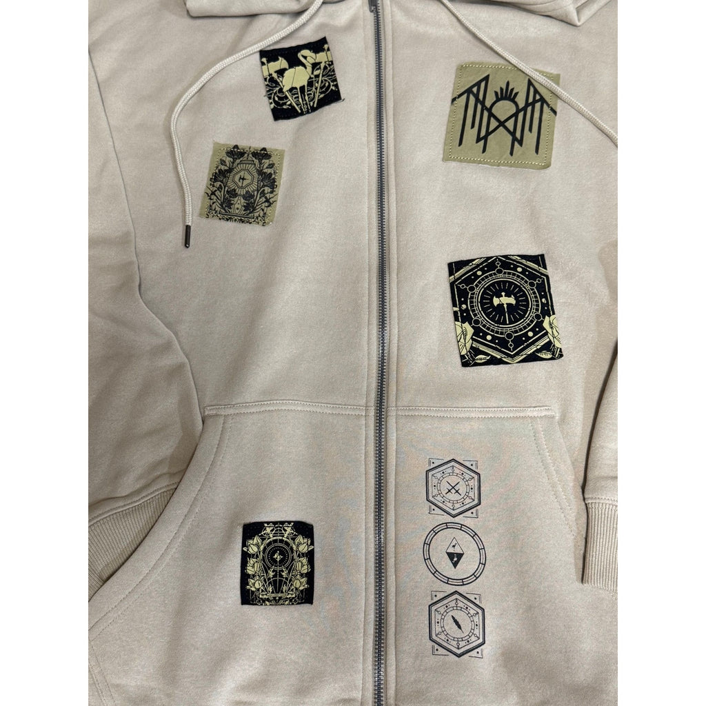 Sleep Token's beige zip hoodie - XL