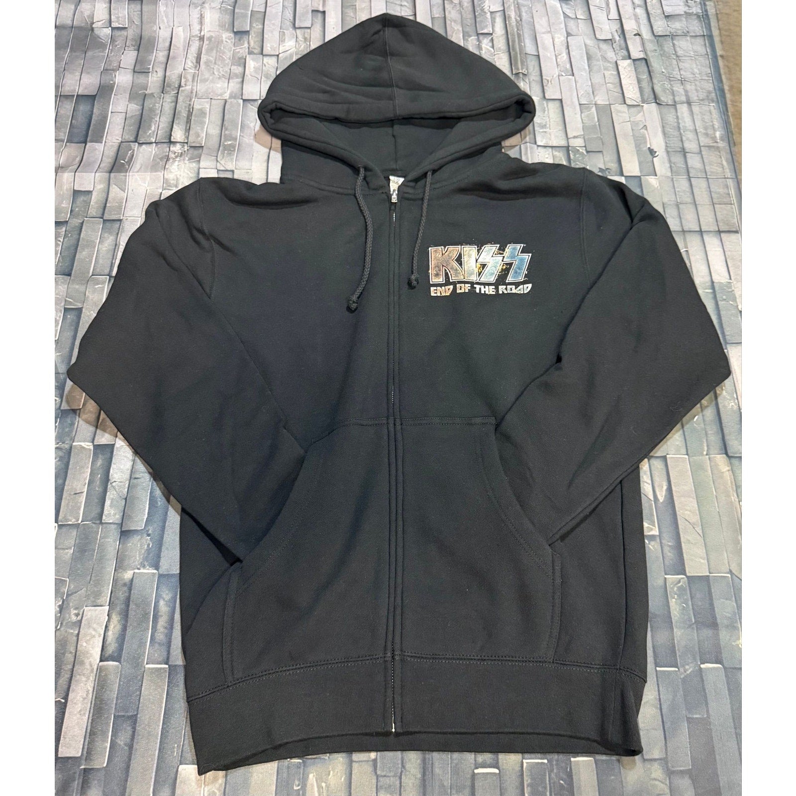 KISS ZIP UP HOODIE - XL