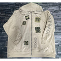 Sleep Token's beige zip hoodie - XL