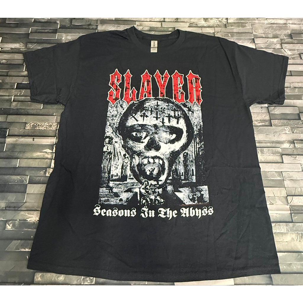 SLAYER BLACK & RED TEE - L