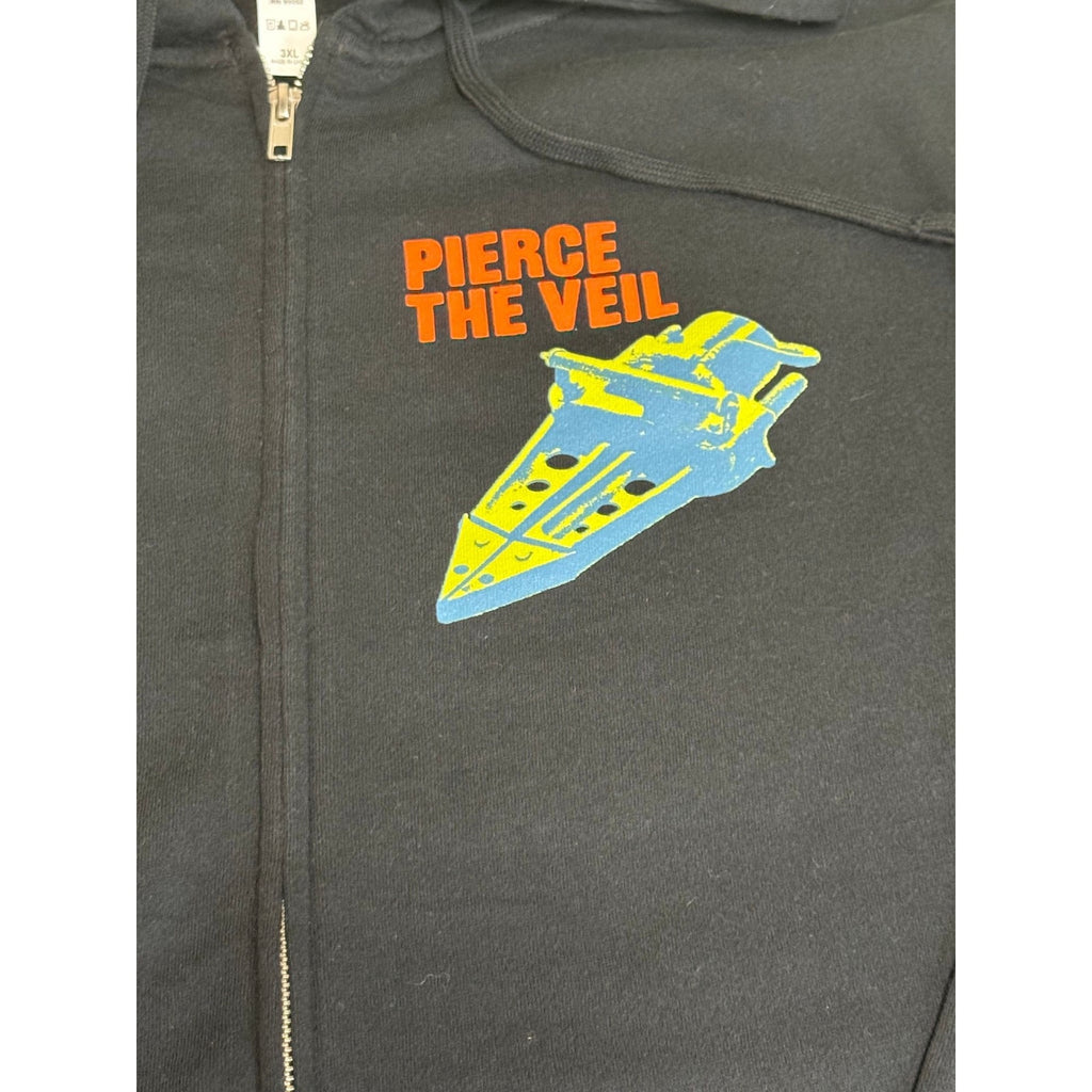 PIERCE THE VEIL black zip up hoodie - 2XL