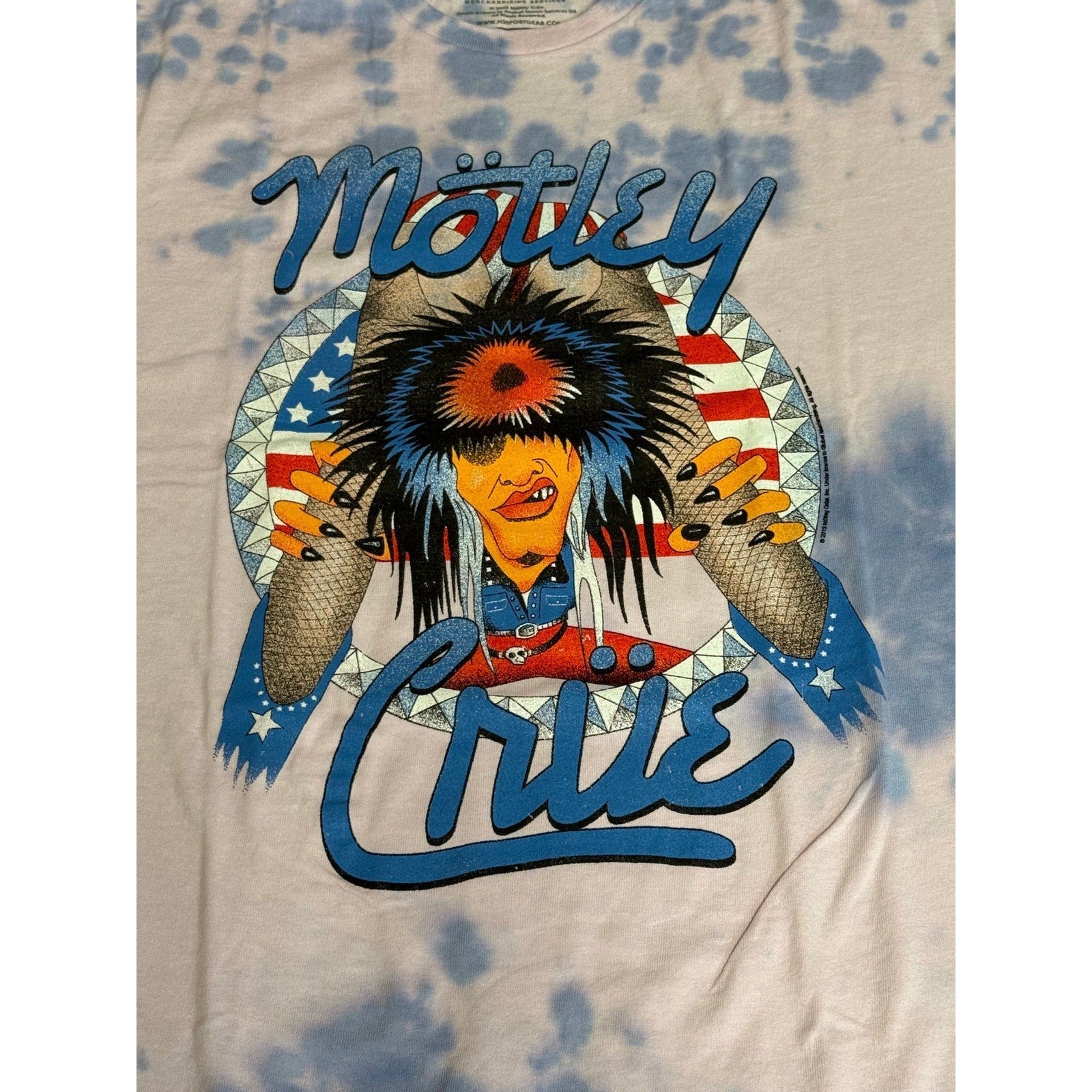 Mötley Crüe tie dye tee - XL