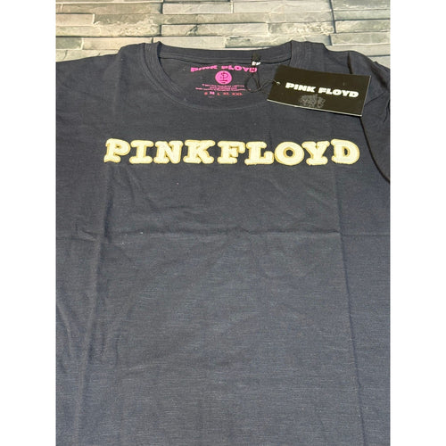 Embroidered PINK Floyd tee - L