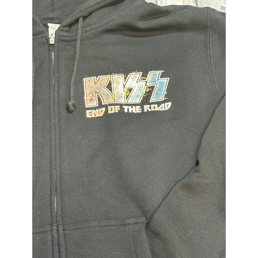 KISS ZIP UP HOODIE - S