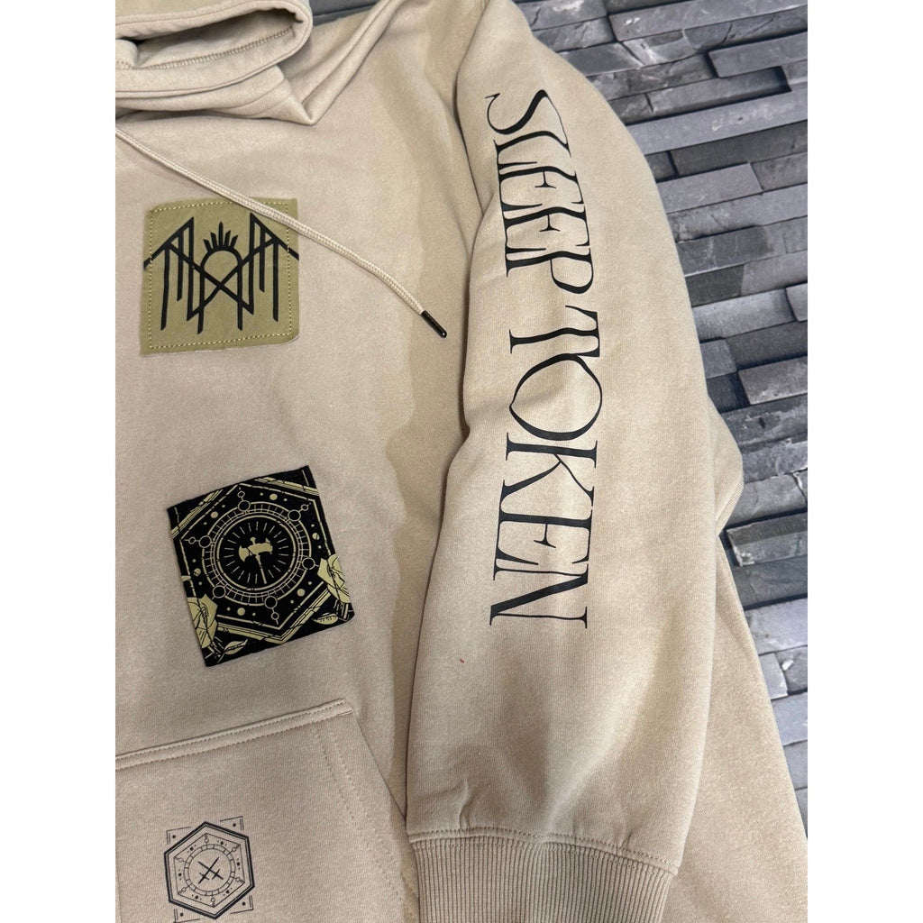Sleep Token's beige zip hoodie - XL