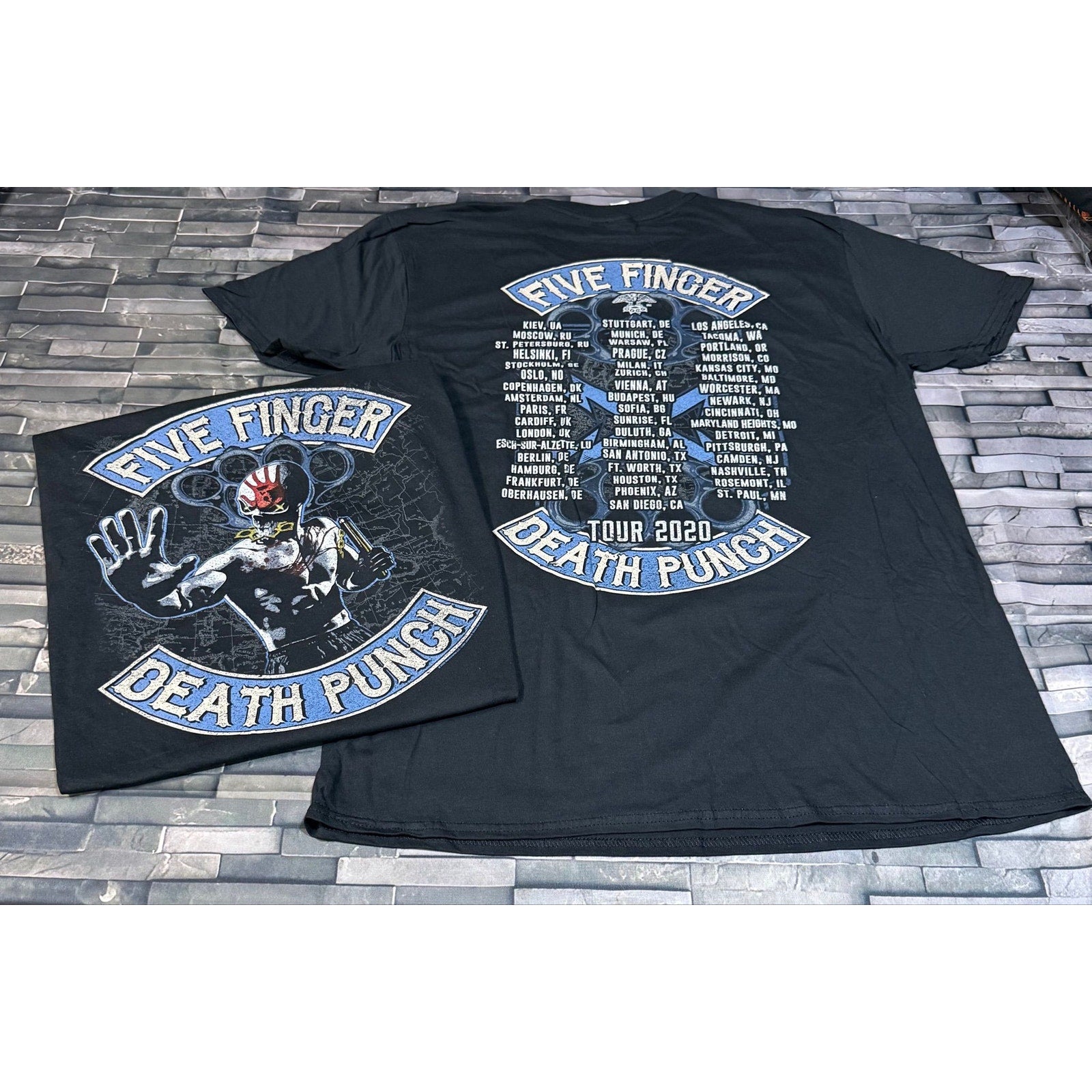 FIVE FINGER DEATH PUNCH TOUR TEE - L