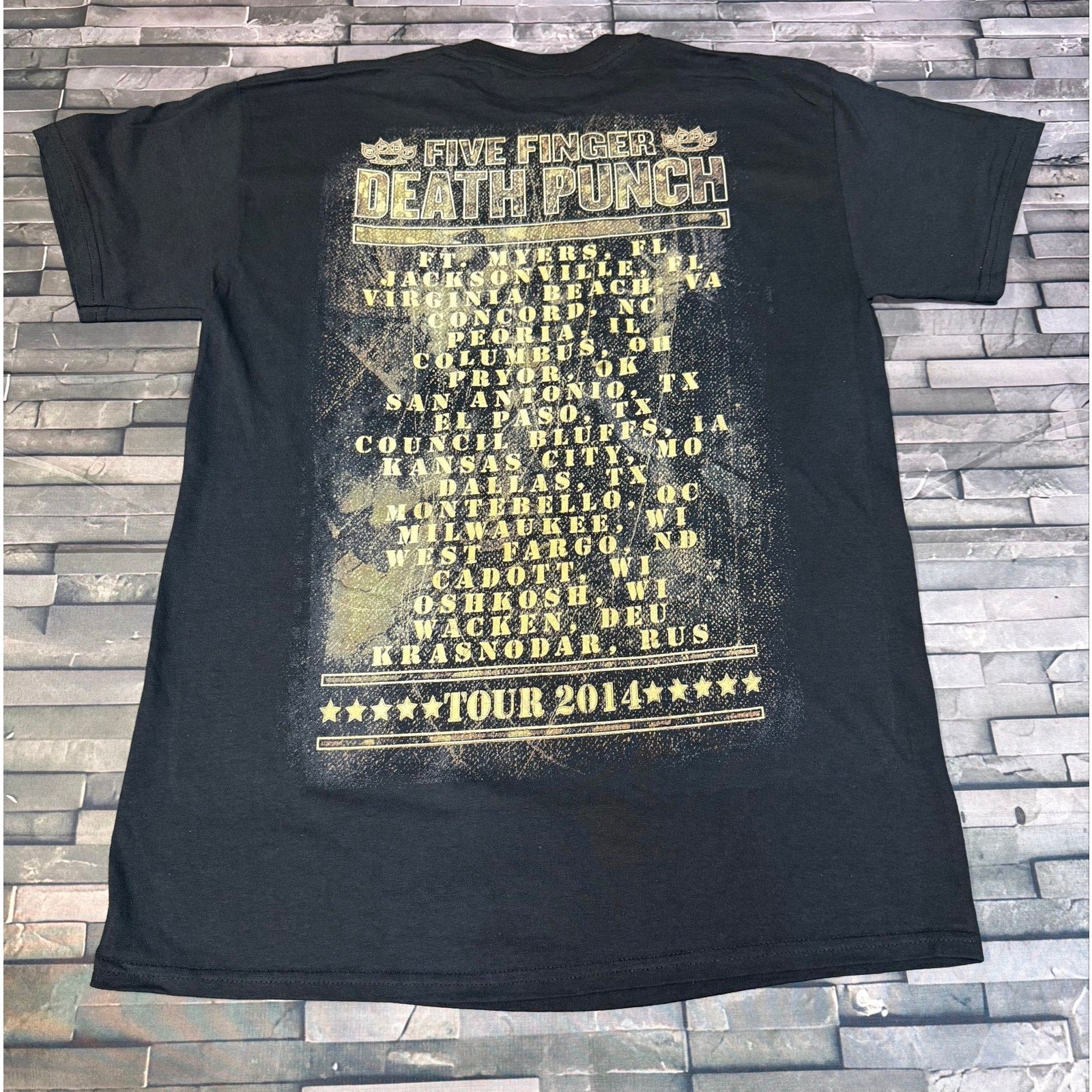 Five finger Death Punch 2014 Tour tee - M