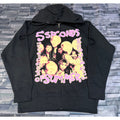 5 Seconds of Summer Pink Tonal zip-up hoodie - S