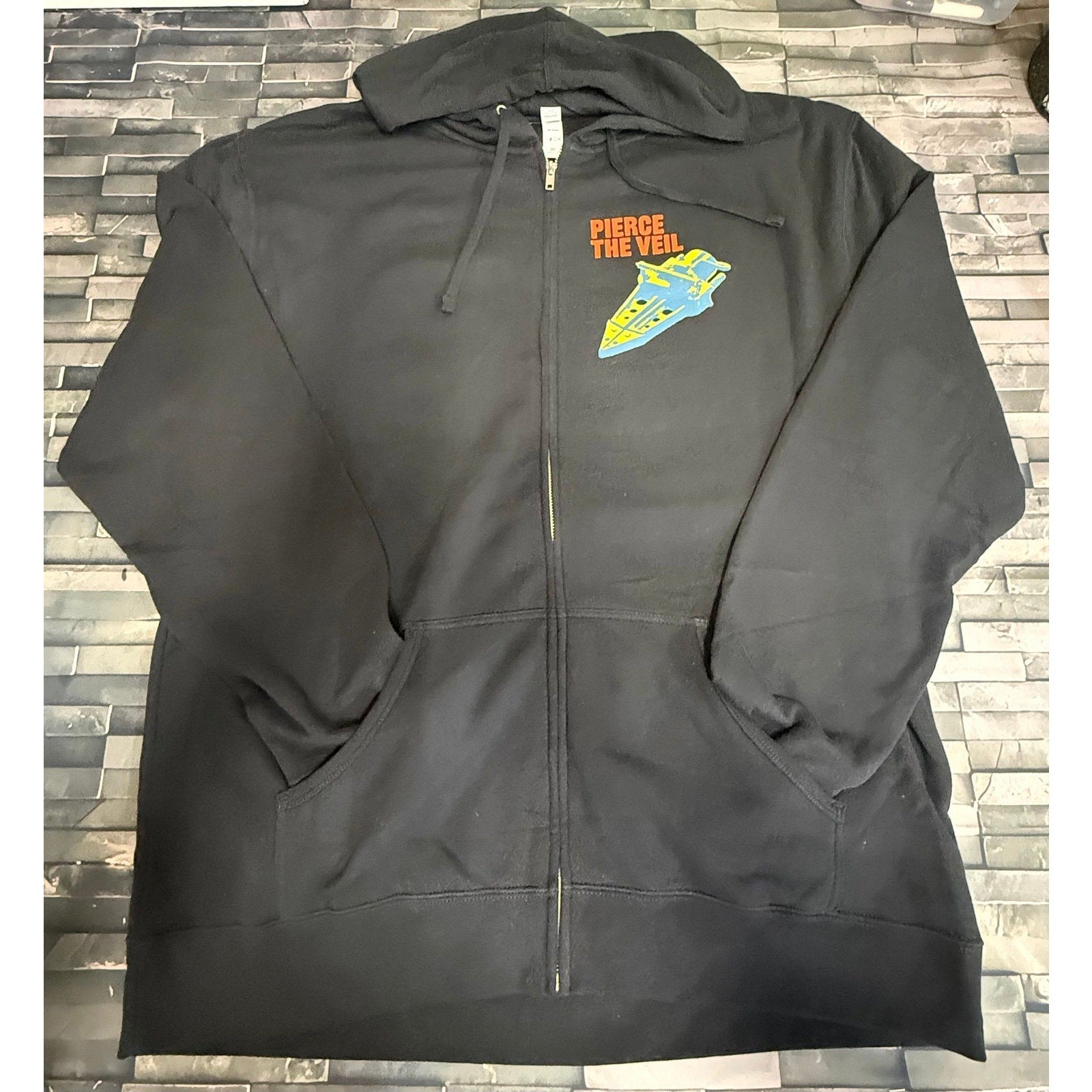 PIERCE THE VEIL black zip up hoodie - 3XL
