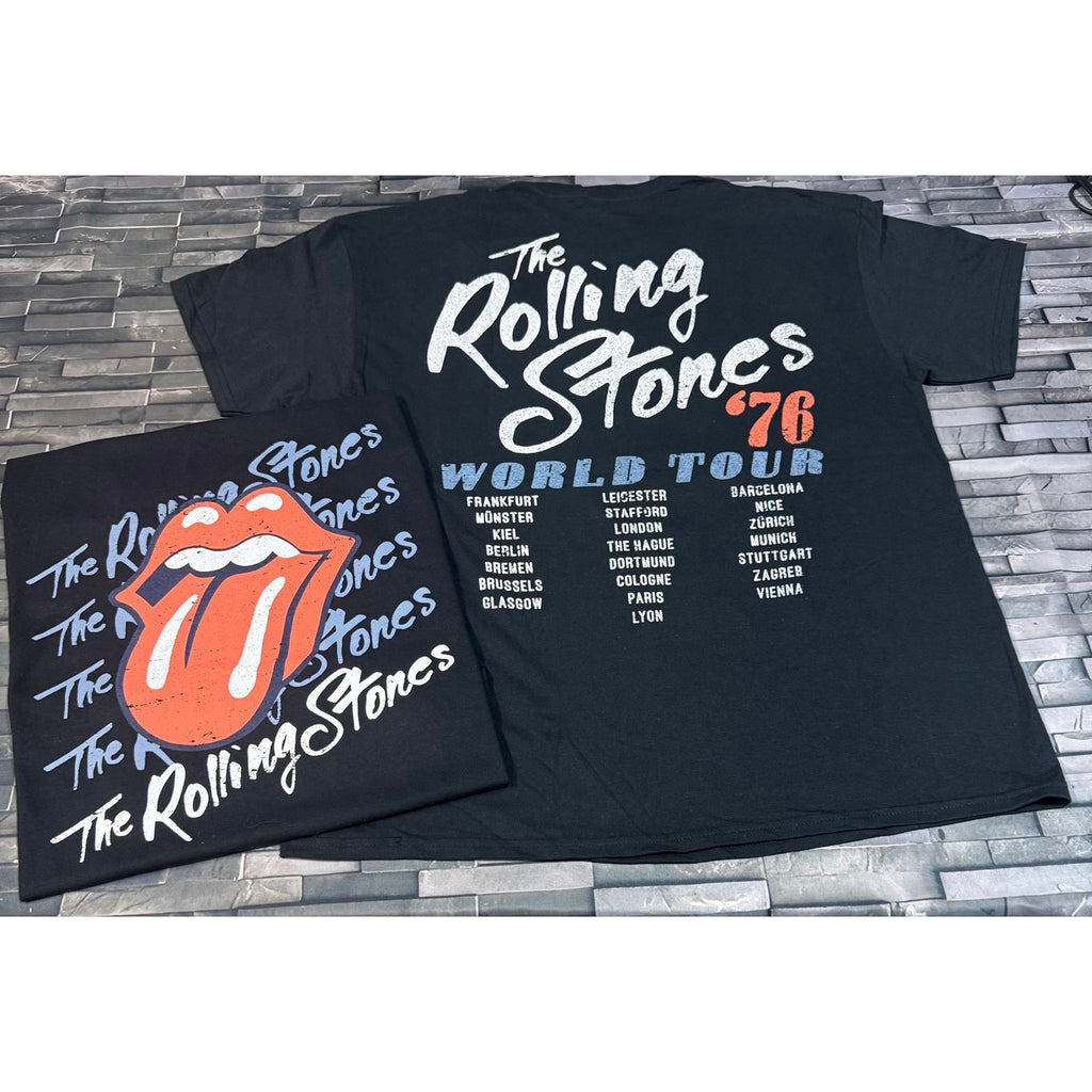 ROLLING STONES BLACK TOUR TEE - 4XL