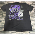 Breaking Benjamin black purple and white graphic design - L