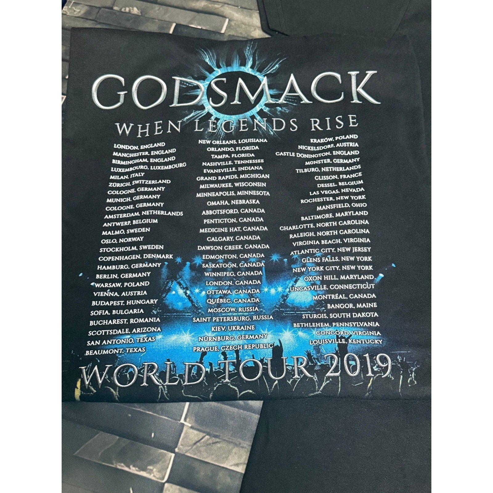 GODSMACK TOUR TEE 2019