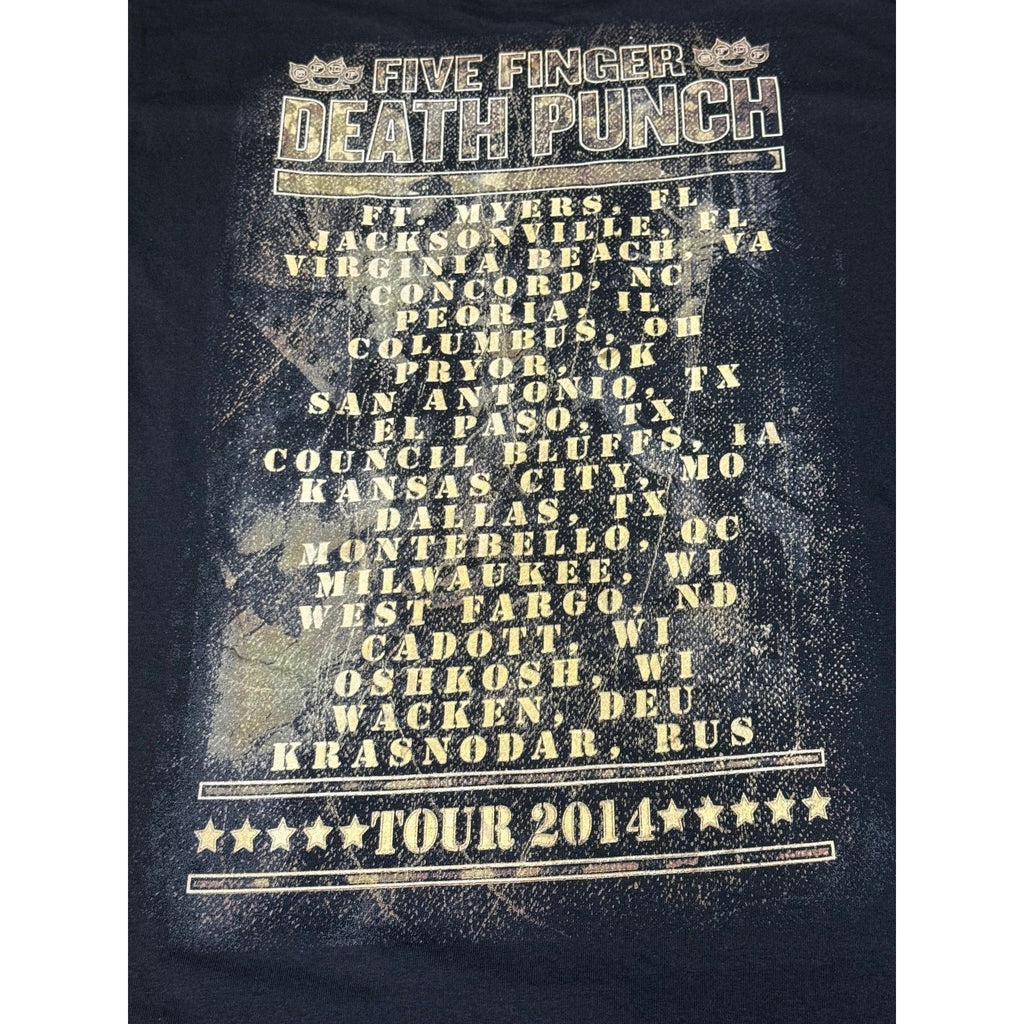 Five finger Death Punch 2014 Tour tee - M