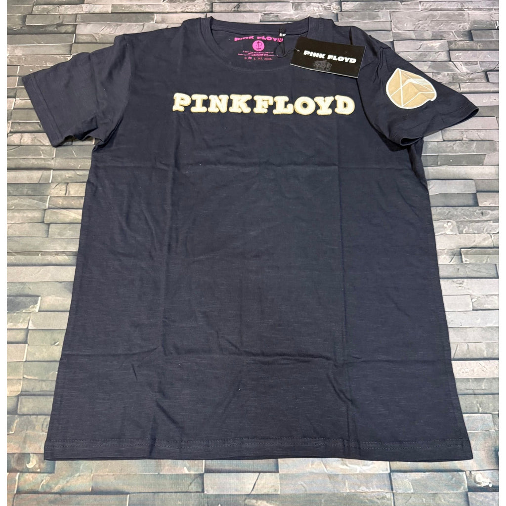 Embroidered PINK Floyd tee - M